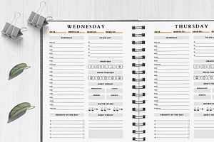 Canva Editable Daily Planner