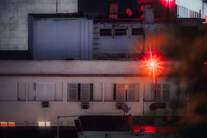Urban night long exposure view, an Architecture Photo by SkyNext