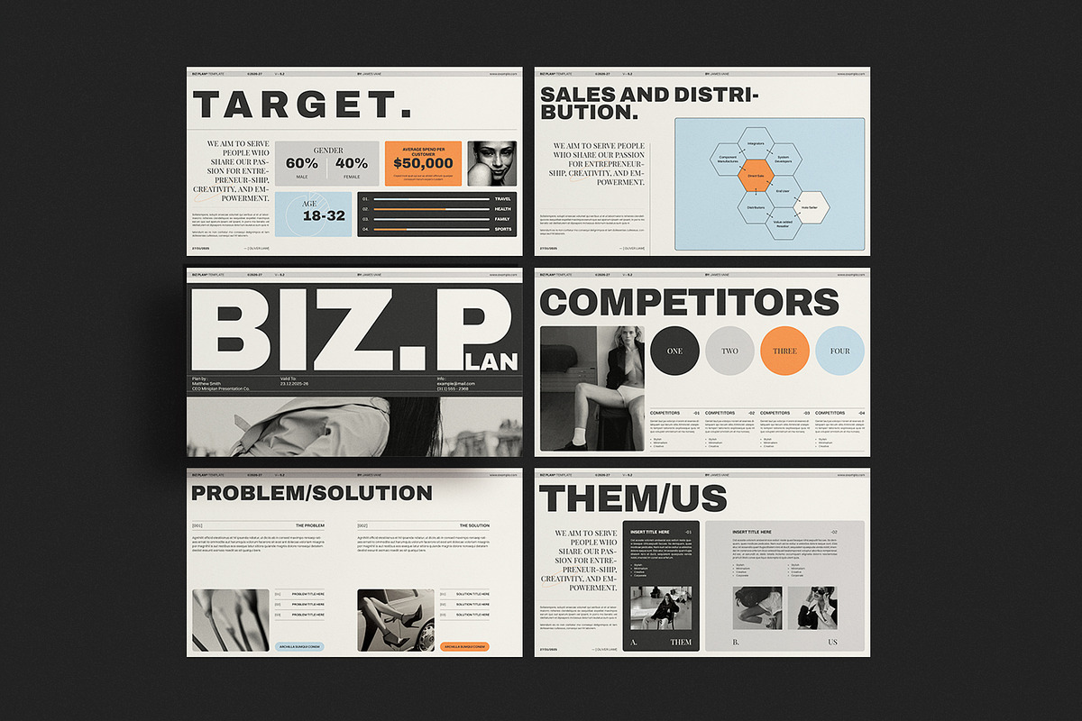 Business Plan Presentation Template