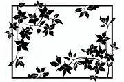 Floral Frame Silhouette Pack, an Illustration by BIPLOB EXPERT (Thumbnail 7 of 9)