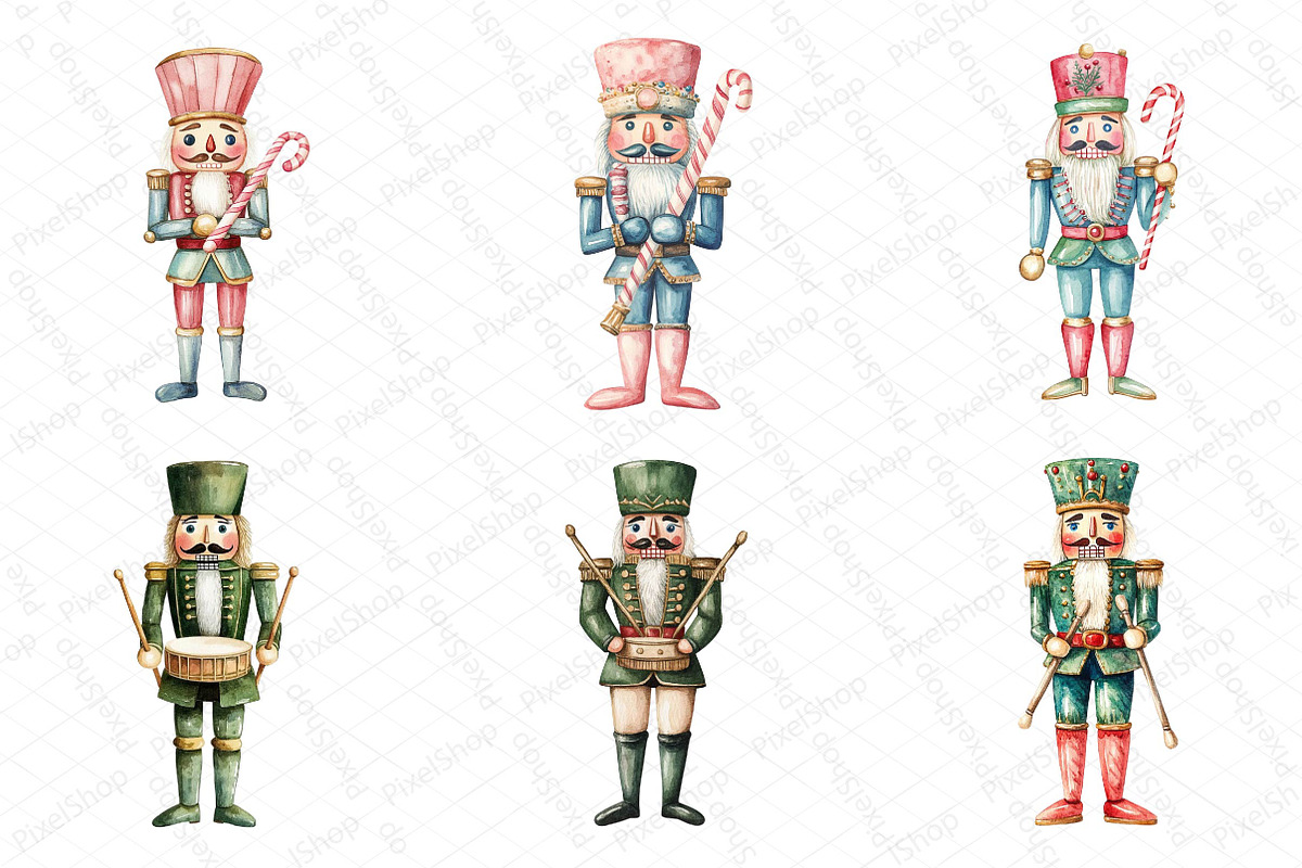 Christmas Nutcracker PNG Clipart, an Illustration by DreamPrint404 (Photo 3 of 6)