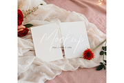 Valentine 2 Cards Mockup Floral, a Product Mockup by TatiMockup (Thumbnail 1 of 3)