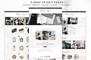 Wix website template for Bloggers, a Wix Template by Studio Eburnean (Thumbnail 6 of 7)