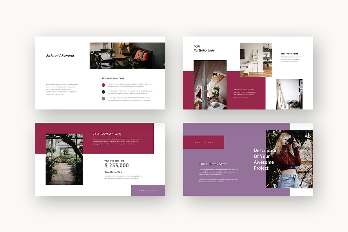 Fga : Interior Design Google Slides, a Presentation Template by Punkl Camp (Photo 8 of 16)