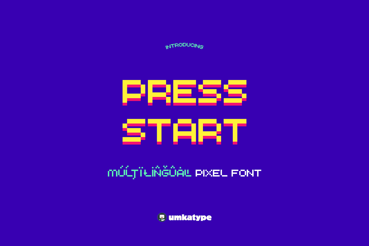 PressStart Pixel Game Font, a Sans Serif Font by alpercakici (Photo 13 of 13)