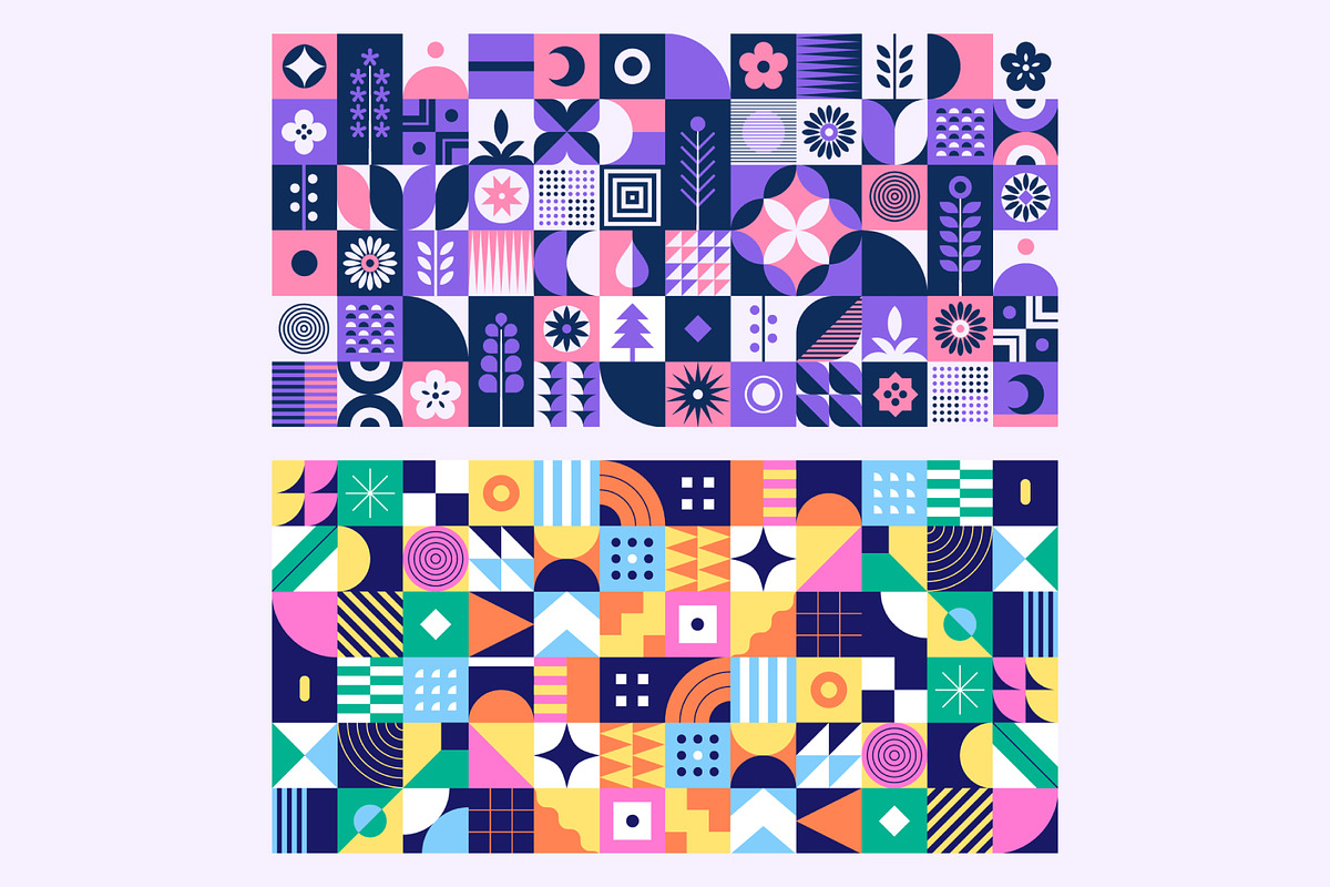 Geometric Pattern Compositions, a Decorative Illustration by Léo Alexandre (Photo 13 of 25)