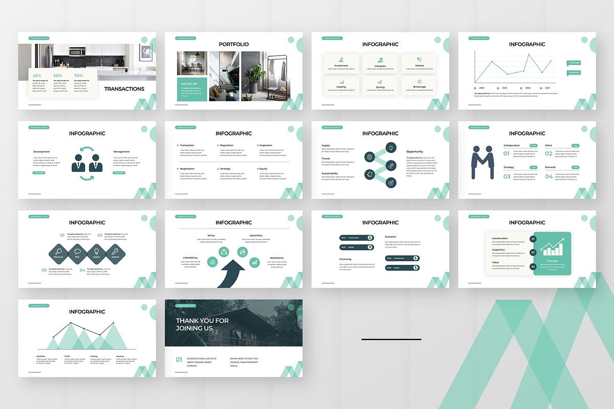 Minimalist Real Estate - Powerpoint, a Presentation Template by AQR Studio (Photo 2 of 3)