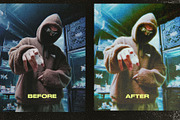 70 Film Grain + Glow Effect PSD Pack, a Texture Graphic by Lostkids (Thumbnail 2 of 15)