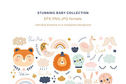 Animals and Rainbows Bundle, an Animal Illustration by MoleskoStudio (Thumbnail 2 of 9)