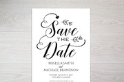 Save the Date Template SHR206, an Invitation Template by Shafura_Wedding (Thumbnail 3 of 5)