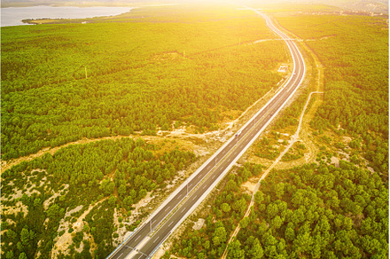 Road view from above, a Transportation Photo by Nature and travel