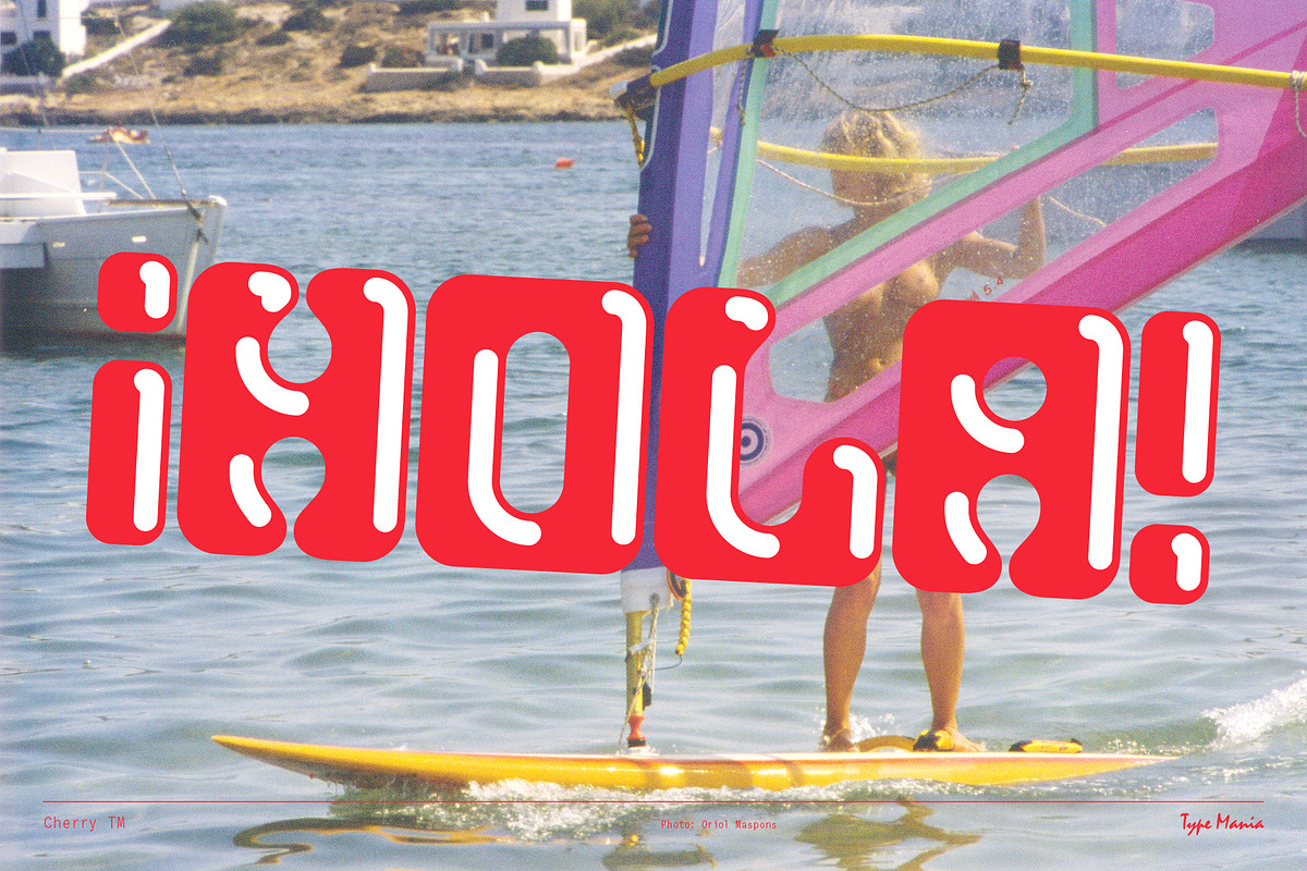 Cherry TM – Hot & Heavy Display Font, a Serif Font by Type Mania (Photo 4 of 14)