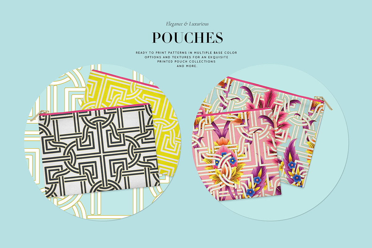 Azra, Luxury Designer Print Patterns, a Pattern Graphic by TSTUDIO