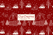 Whimsical Set Cozy Christmas, a Seasonal Illustration by ViktoriyaD (Thumbnail 19 of 20)