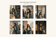 Neurodivergent at Work, Set of 24, a Person Illustration by LanternkinStudio (Thumbnail 9 of 13)