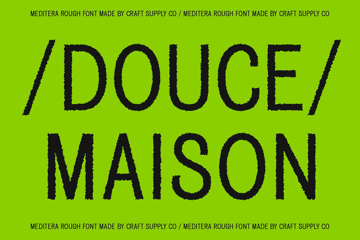Meditera Rough, a Sans Serif Font by Craft Supply Co. (Photo 7 of 8)