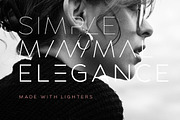 Lighters - Light Logo Font, a Sans Serif Font by Sarid Ezra (Thumbnail 5 of 9)