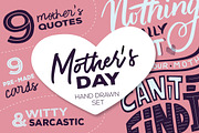 Mom's quotes | Hand drawn set, a Graphic by Alexandra Deus (Thumbnail 1 of 6)
