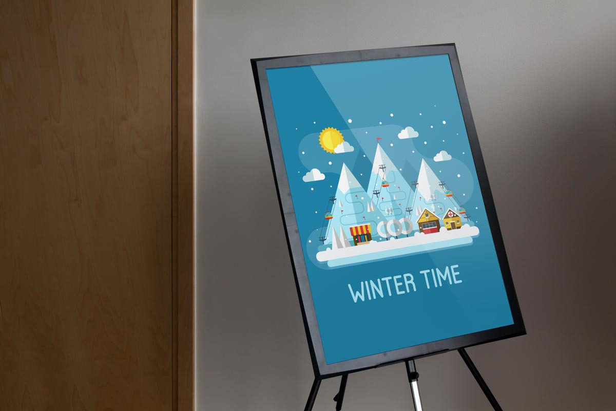 Winter Backgrounds and Landscapes, a Decorative Illustration by Alex Krugli (Photo 10 of 11)