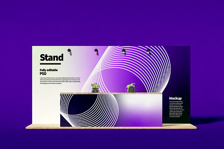 Promotion Stand Mockup, a Merchandise Mockup by Mego-studio