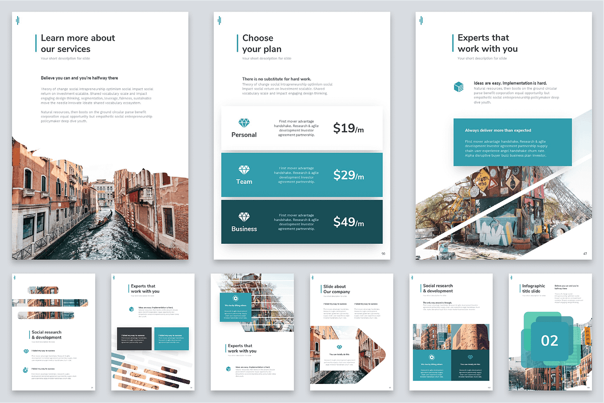 Shift Powerpoint Template - US & A4, a Presentation Template by Reshapely (Photo 7 of 25)
