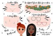 Women Cartoon Portrait Creator, an Illustration by Brushed Rose (Thumbnail 3 of 7)