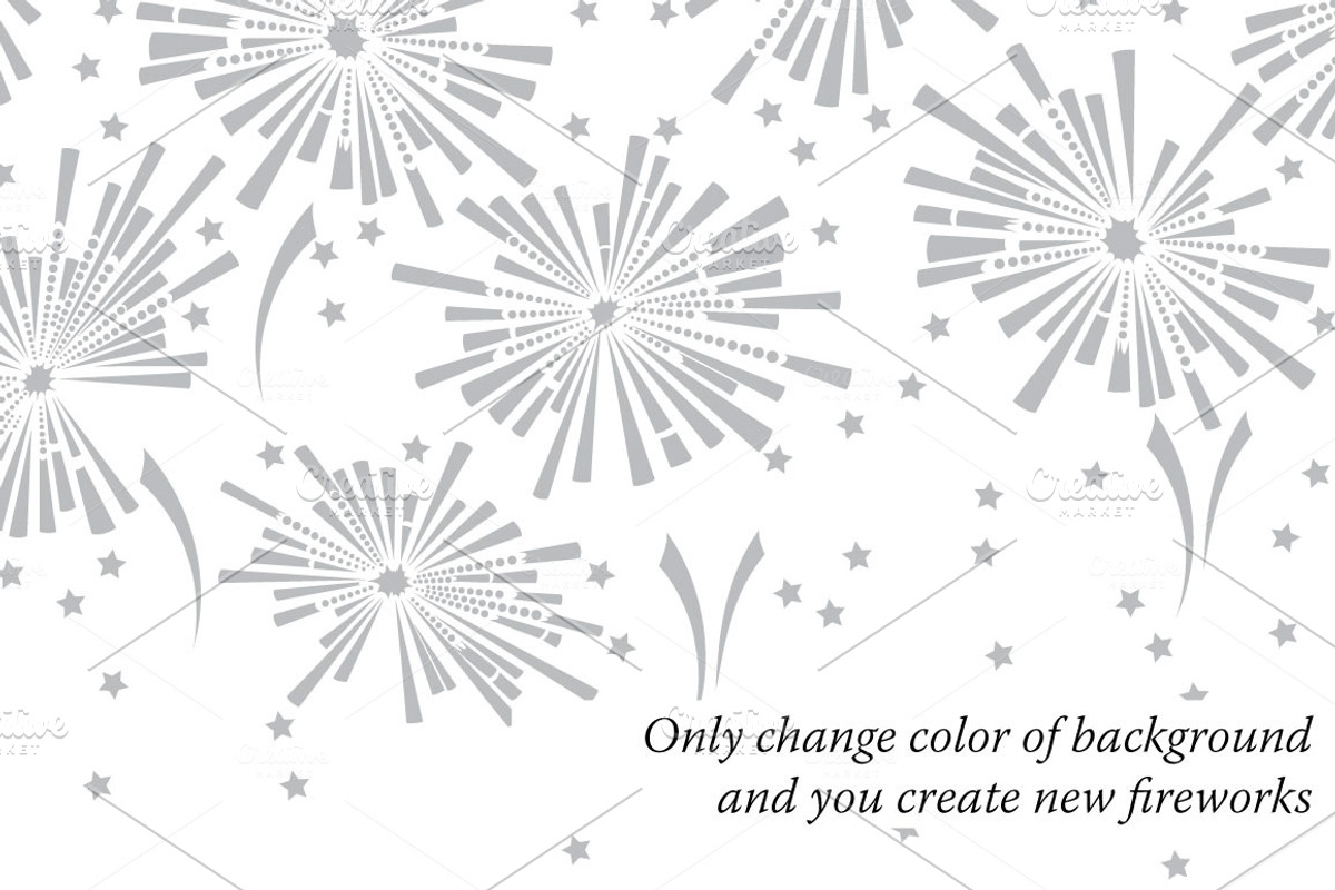 Fireworks patterns, a Pattern Graphic by Sunny Design (Photo 2 of 5)
