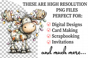 Animals Christmas Clipart Bundle, an Illustration by Daily.Designs (Thumbnail 2 of 5)