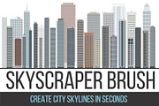 Skyscraper Vector Brush, a Brush Add-On by Industrial Artworks (Thumbnail 1 of 3)