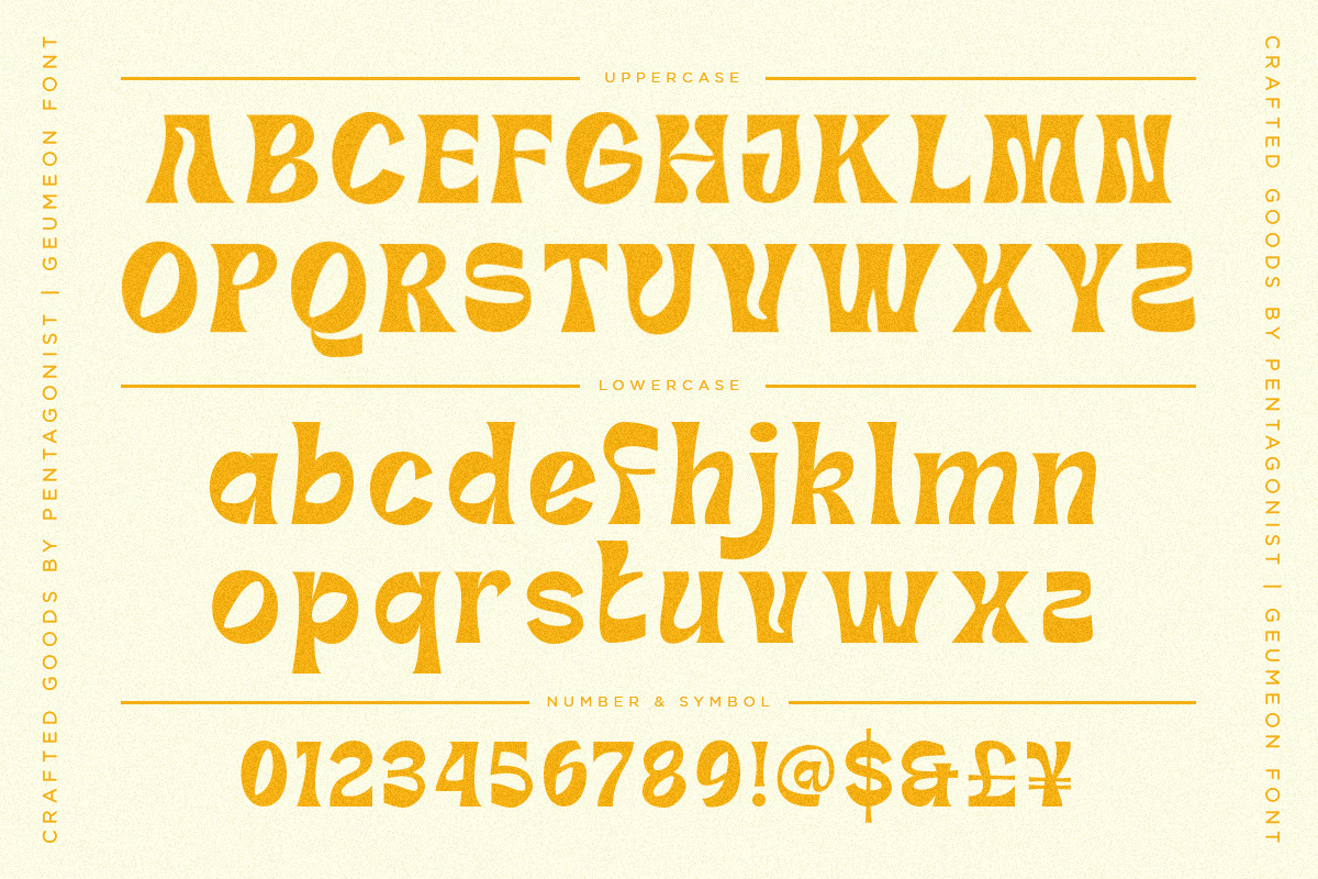 Geumeon | Groovy Display, a Serif Font by Pentagonistudio (Photo 8 of 10)