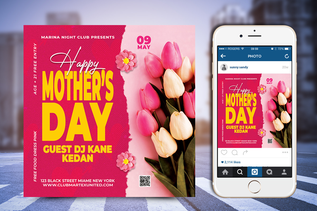 Mother's Day Flyer, a Flyer Template by Poushe Design (Photo 2 of 4)