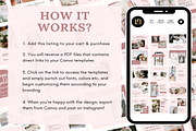 Wedding/Florist Instagram Templates, a Social Media Template by LushBury (Thumbnail 6 of 9)