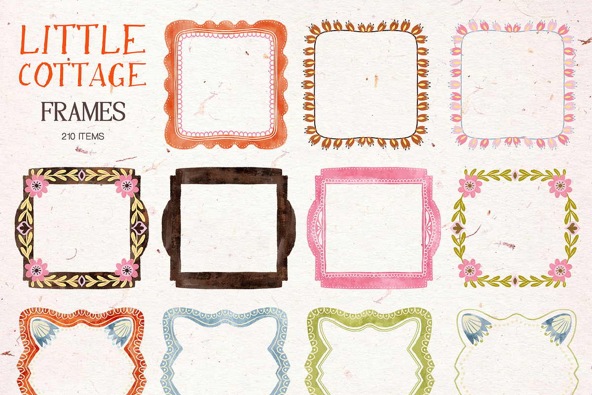 Little Cottage | Frames Clipart, an Object Graphic by GVGraphics (Photo 7 of 12)