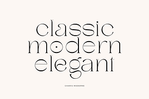 Charis - Moderne Serif