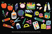 Back To School Vector Elements, an Object Graphic by Gumico Studio. (Thumbnail 3 of 3)