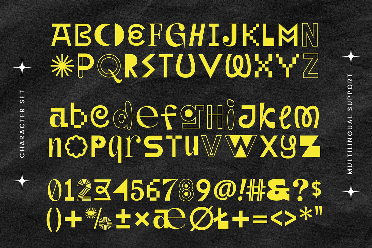 Mixed Font - Unpopular Montage, a Font by Arterfak Project (Photo 11 of 12)