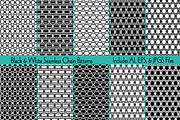 Black White Seamless Chain Patterns, a Pattern Graphic by Melissa Held Designs (Thumbnail 1 of 2)