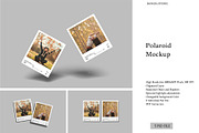 Polaroid Mockup, an Advertising Mockup by Bangdastudio (Thumbnail 1 of 6)