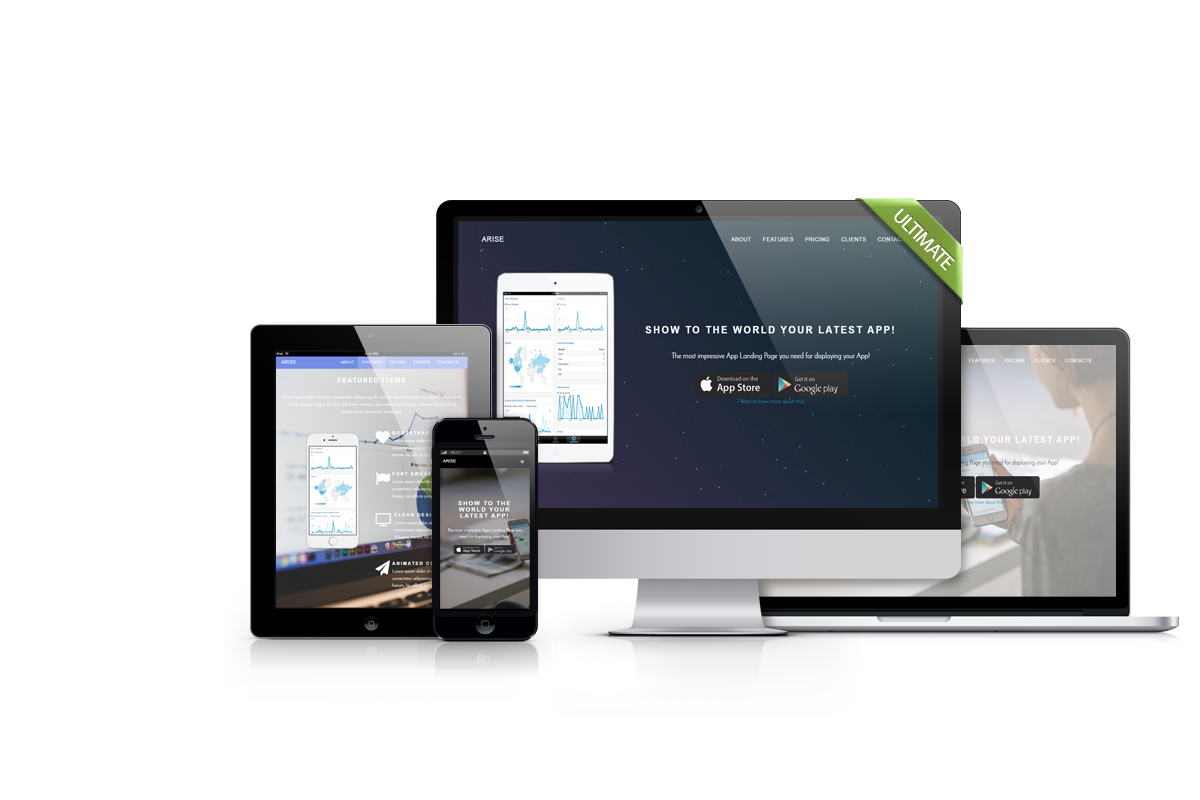 Arise - APP Landing Page, a HTML Template by José Oliveira (Photo 2 of 2)