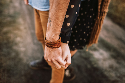 Hold hands together