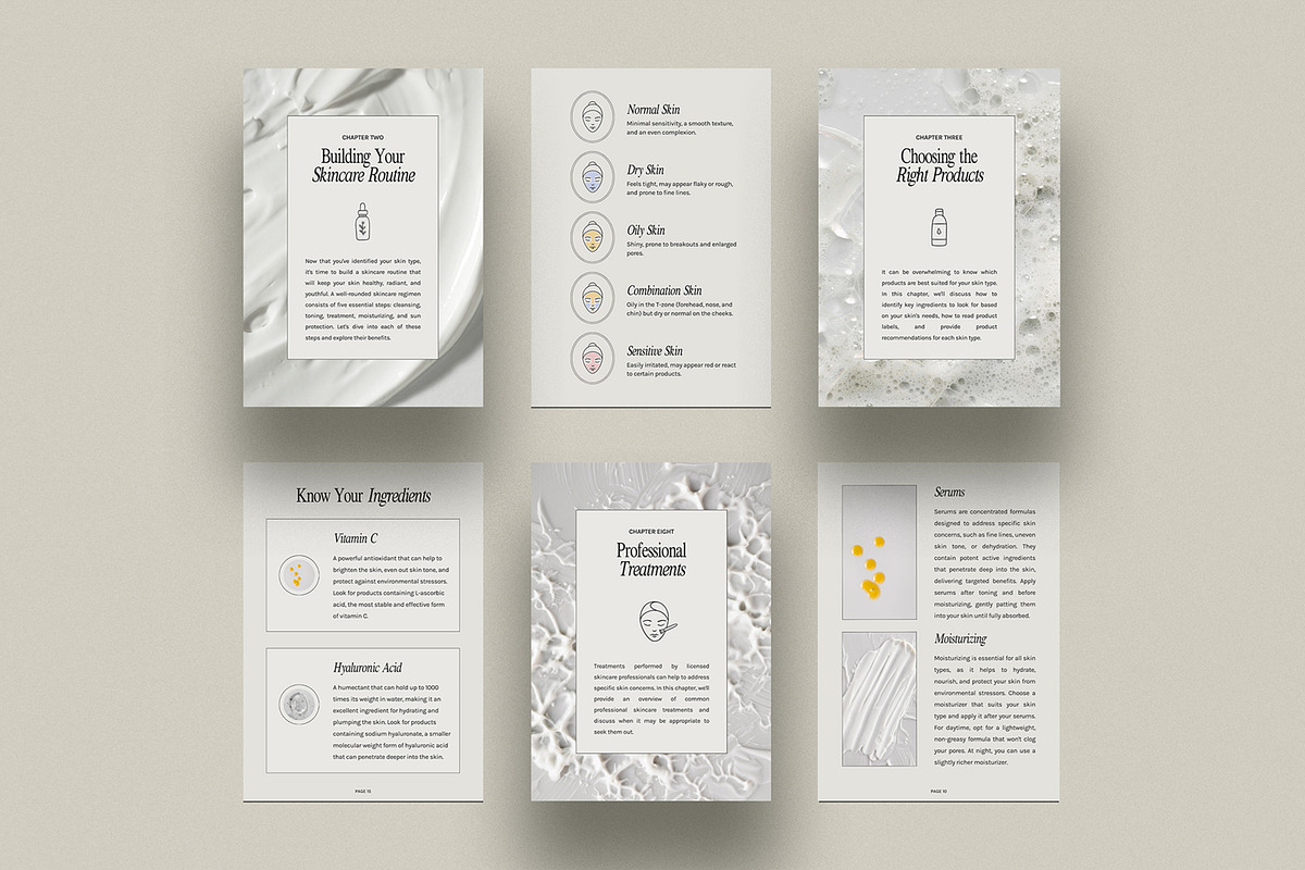 Skincare Coach Ebook Template, a Magazine Template by Willoe Studio (Photo 4 of 11)