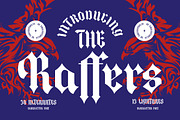 The Raffers Blackletter Font, a Blackletter Font by timelesstype.co (Thumbnail 1 of 20)