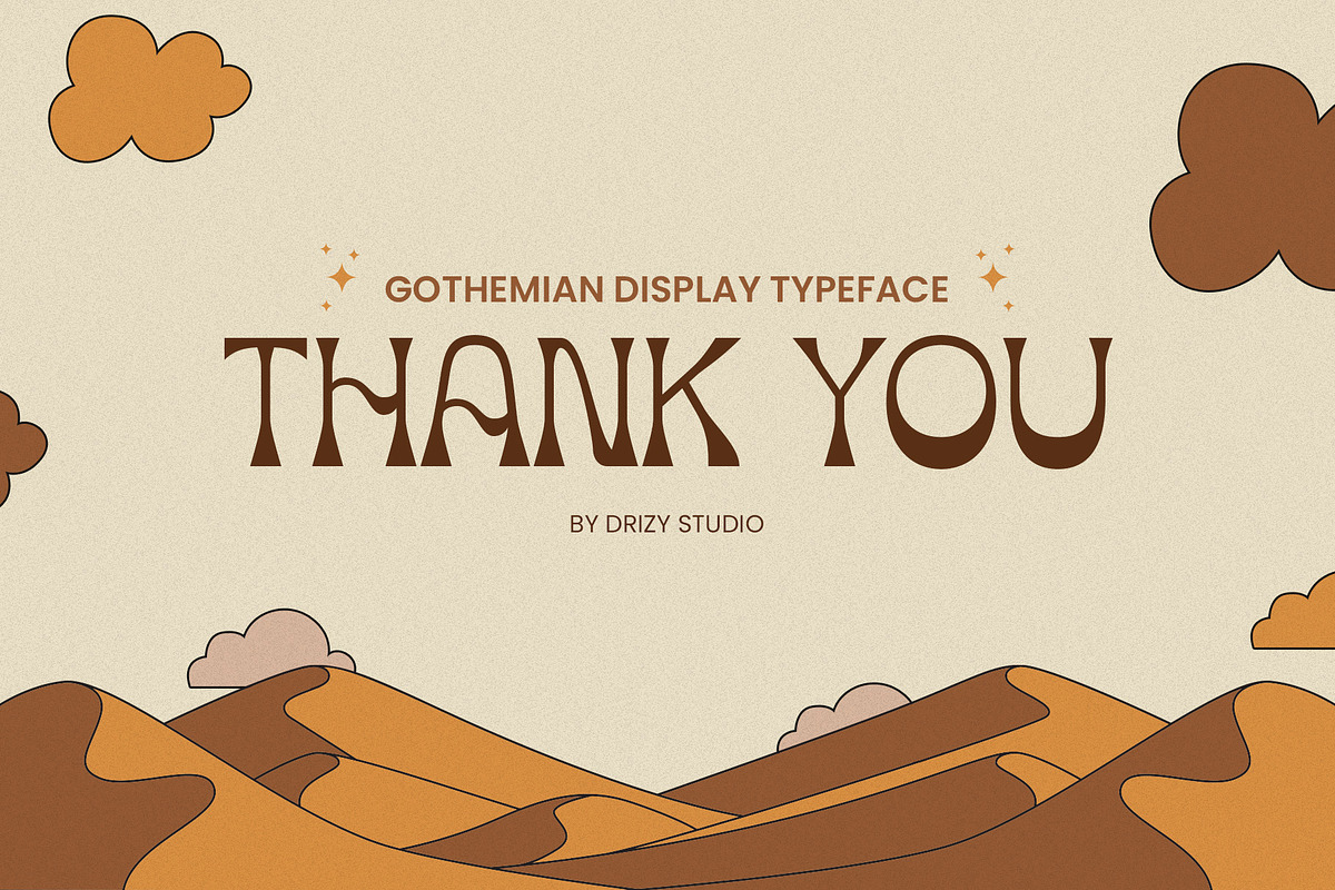 Gothemian - Vintage Sans Serif Font, a Sans Serif Font by Drizy (Photo 10 of 10)
