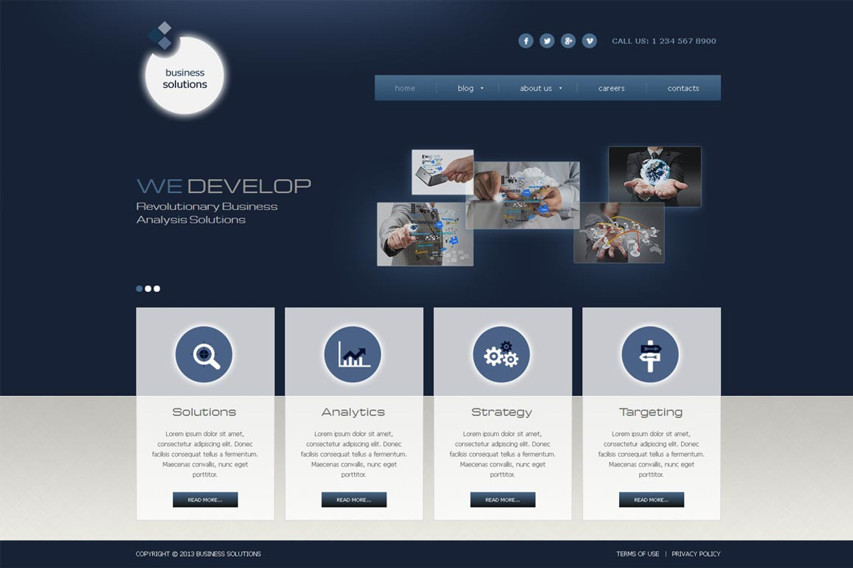 Business Solutions - Joomla Templte, a Websites & App Template by ASDesigning