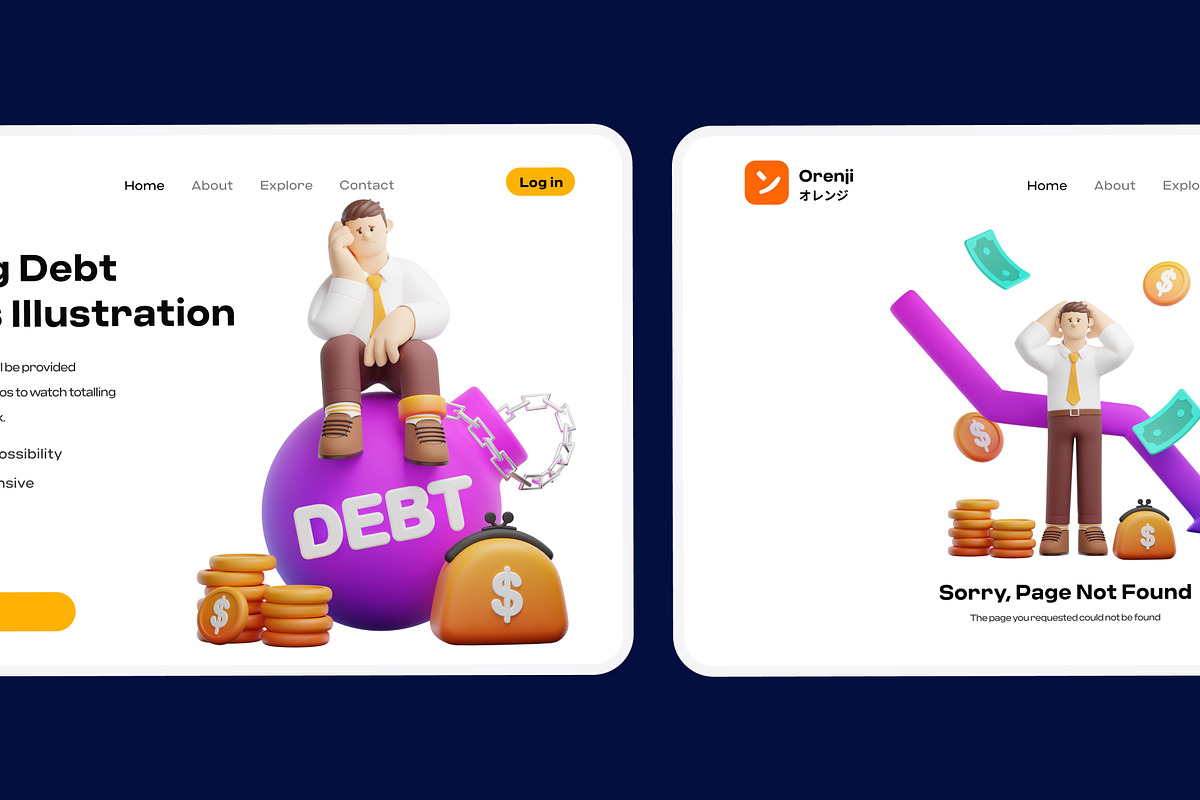 Banking and finance 3D character, a Characters & Person 3D Model by orenjidesign (Photo 6 of 8)