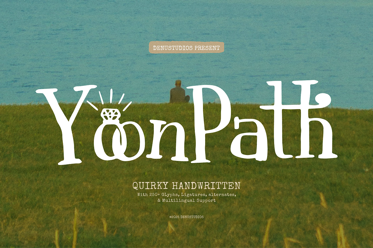 Yoon Path | Quirky Handwritten, a Handwritten Font by Denustudios (Photo 1 of 12)