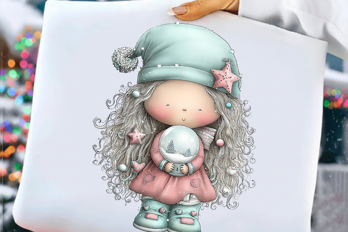 Cute Mrs Claus Clipart, an Illustration by Craft Nest (Photo 4 of 9)