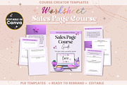 Sales Page Course Guide Worksheet, a Templates & Theme by bellaROSEworkshop (Thumbnail 9 of 10)