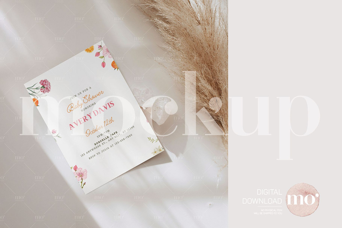 Minimal 5x7 Card Mockup, a Product Mockup by MoMockups (Photo 5 of 5)
