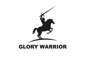 Brave warrior riding horse, an Animal Illustration by LogosDen